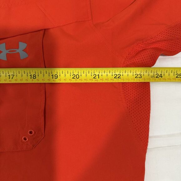 UNDER ARMOUR Men's Fishing Hiking SS Shirt 1290743 VENTED Red/Orange Sz M - Picture 8 of 11